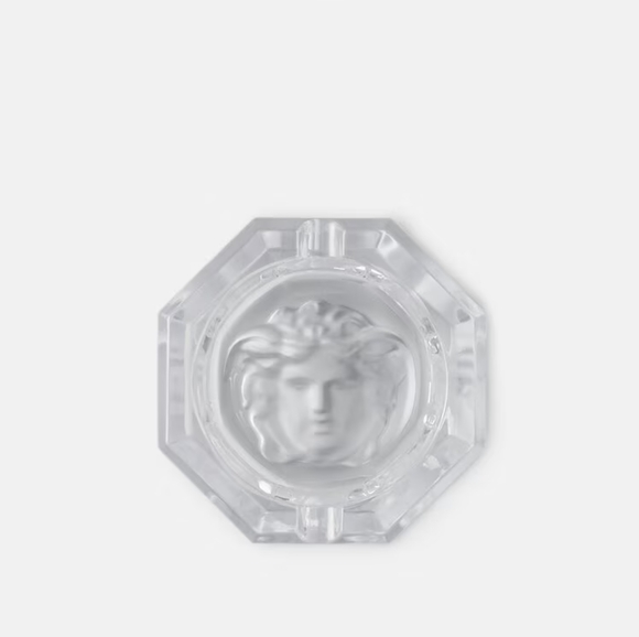 NEW IN BOX VERSACE LUMIERE ASHTRAY 8CM